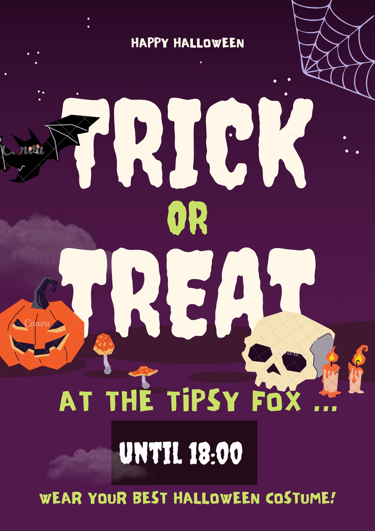 Trick or Treat The Tipsy Fox